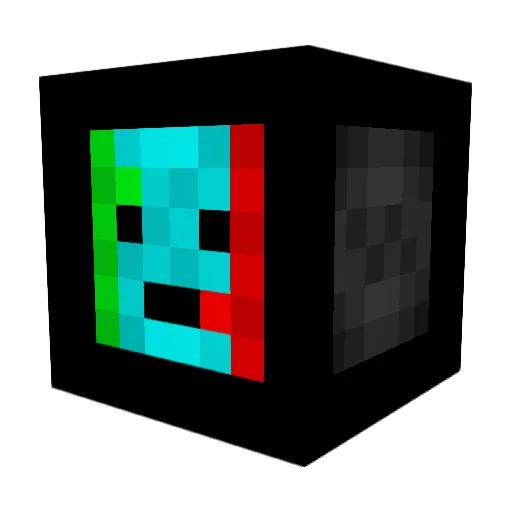 MinecraftBene Minecraft avatar head, 3D render