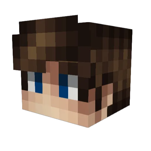 MinecraftCity Minecraft avatar head, 3D render