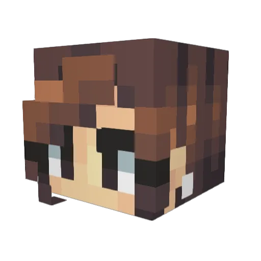 MinecraftCutie Minecraft avatar head, 3D render