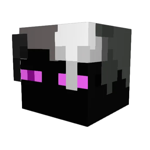 MinecraftDefend Minecraft avatar head, 3D render