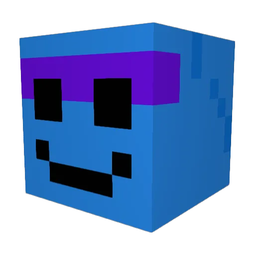 MinecraftEBolli Minecraft avatar head, 3D render