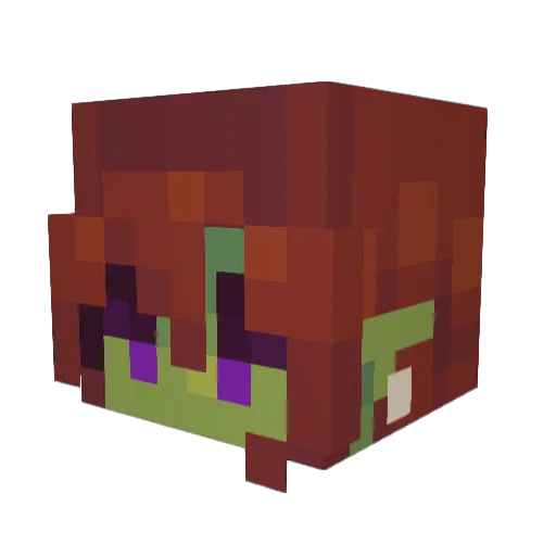 MinecraftErayna Minecraft avatar head, 3D render