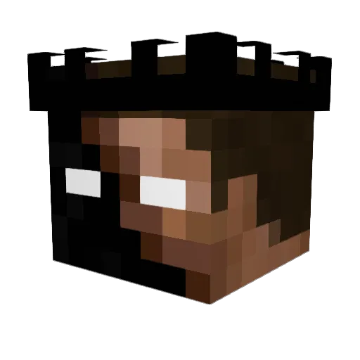 MinecraftFUNNN Minecraft avatar head, 3D render
