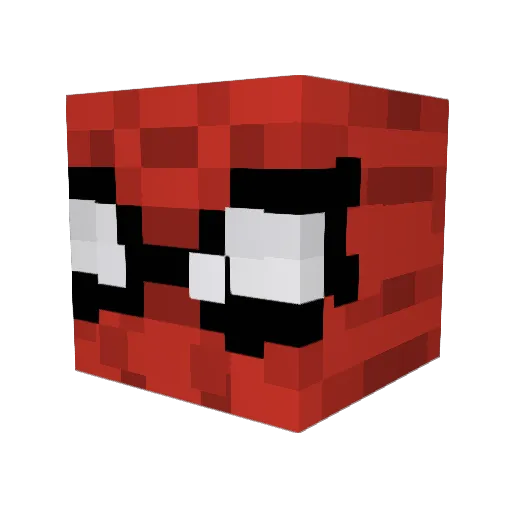 MinecraftGamerIL Minecraft avatar head, 3D render