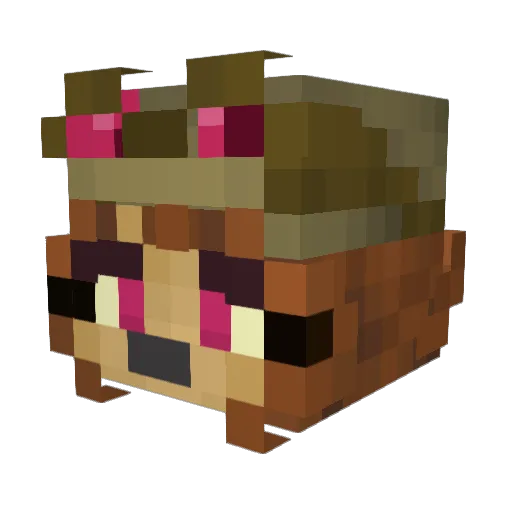 MinecraftGeek2 Minecraft avatar head, 3D render