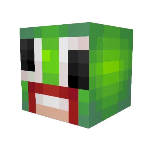 MinecraftGod2017 Minecraft avatar head, 3D render