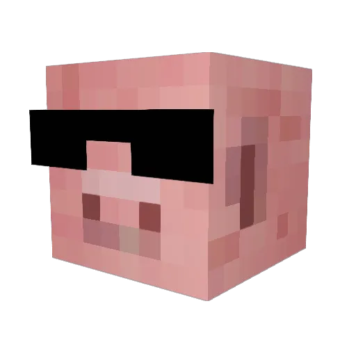MinecraftGoon4 Minecraft avatar head, 3D render