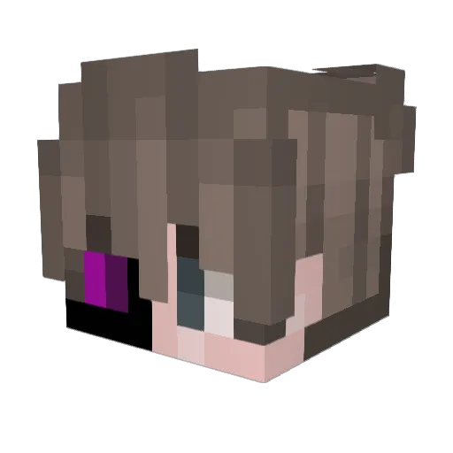 MinecraftMaxi22 Minecraft avatar head, 3D render