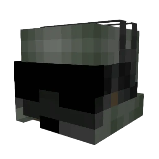 MinecraftMike_ Minecraft avatar head, 3D render