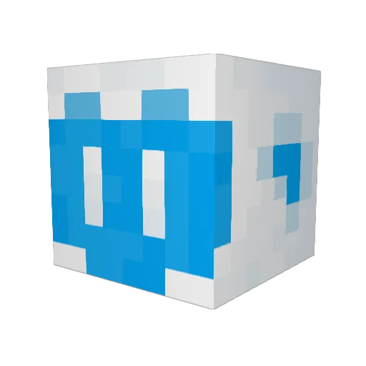 MinecraftMikeyC Minecraft avatar head, 3D render