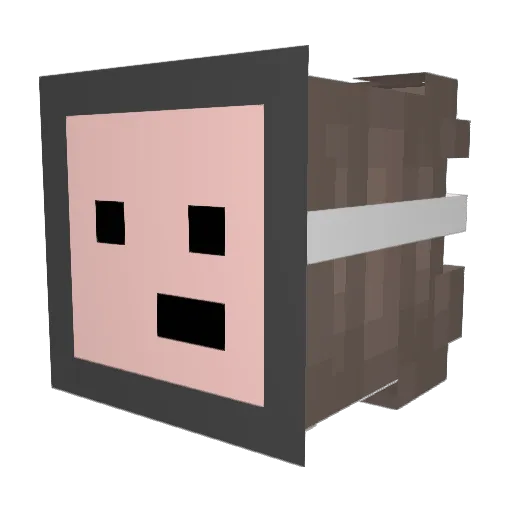 MinecraftMya410 Minecraft avatar head, 3D render