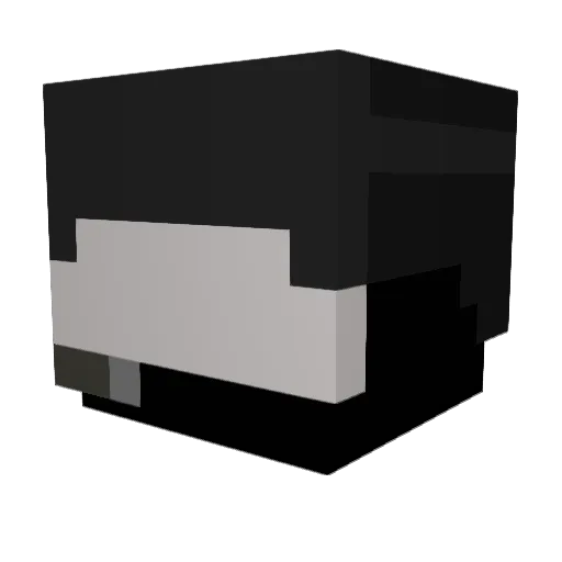MinecraftPro18 Minecraft avatar head, 3D render