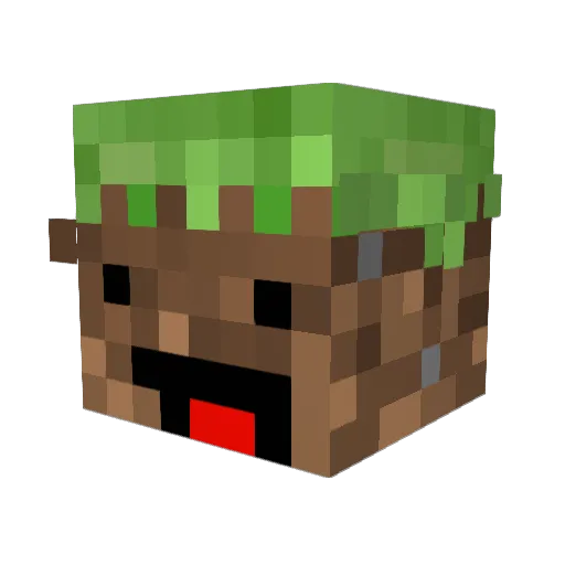 MinecraftPro983 Minecraft avatar head, 3D render