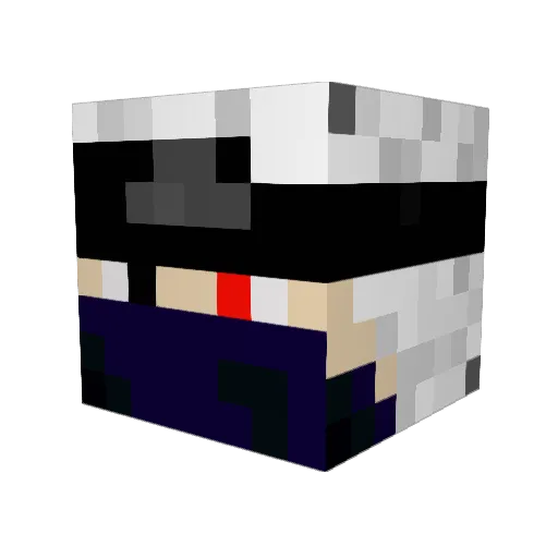 MinecraftSoriano Minecraft avatar head, 3D render