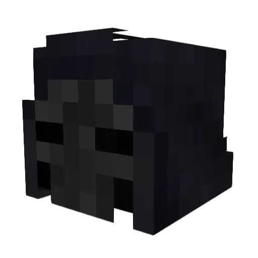 MinecraftX Minecraft avatar head, 3D render
