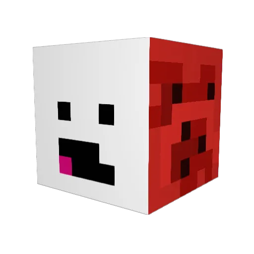 MinecraftXLT Minecraft avatar head, 3D render