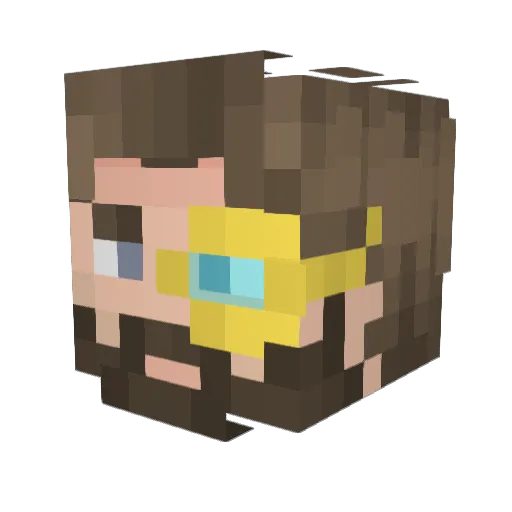 Minecraft_Callum Minecraft avatar head, 3D render