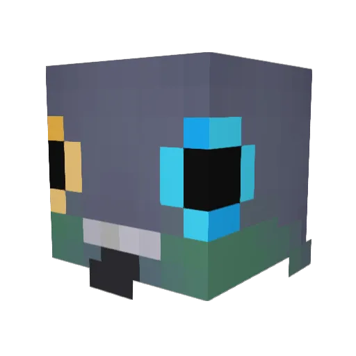 Minecraft_King83 Minecraft avatar head, 3D render
