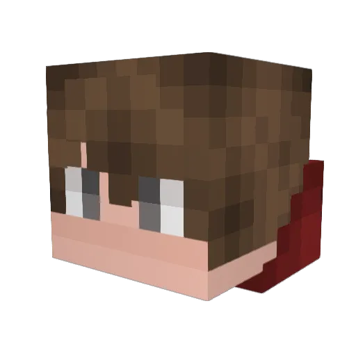 Minecraft_Ruler Minecraft avatar head, 3D render