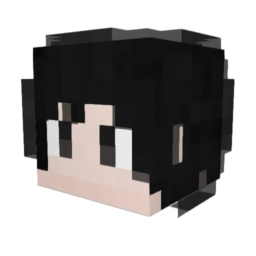 Minecraft__Yi Minecraft avatar head, 3D render