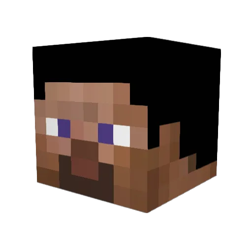 Minecraft_isnice Minecraft avatar head, 3D render