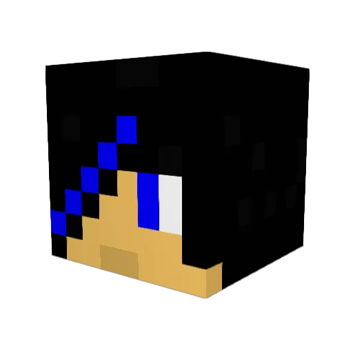 Minecraft_ruler9 Minecraft avatar head, 3D render