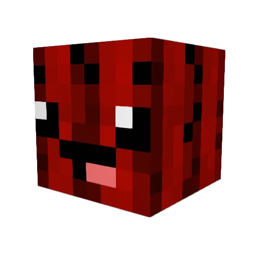 Minecraftboi100 Minecraft avatar head, 3D render