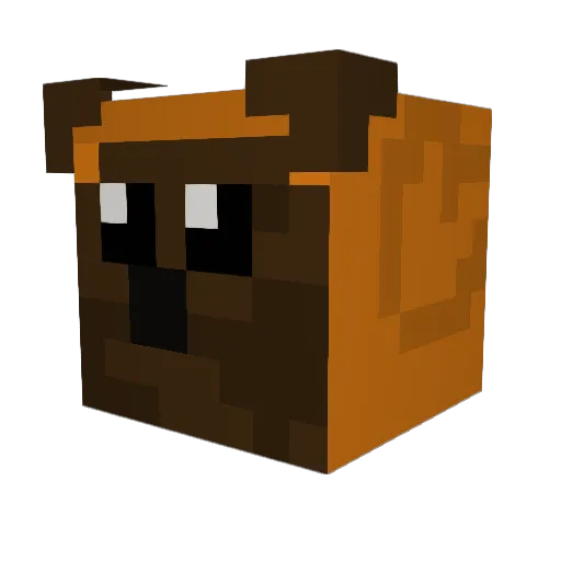 Minecraftenator3 Minecraft avatar head, 3D render