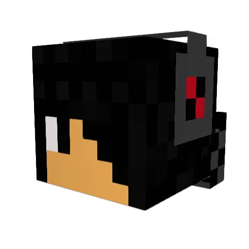 Minecrafter0421 Minecraft avatar head, 3D render