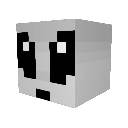 Minecrafter2917 Minecraft avatar head, 3D render