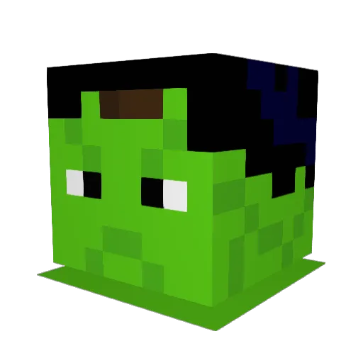 Minecrafter923 Minecraft avatar head, 3D render