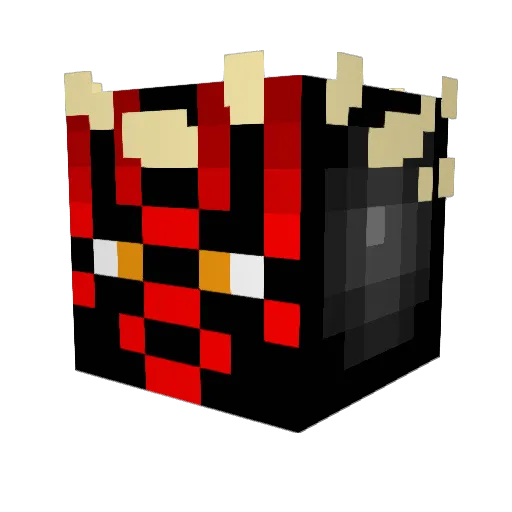 MinecraftfanXL Minecraft avatar head, 3D render