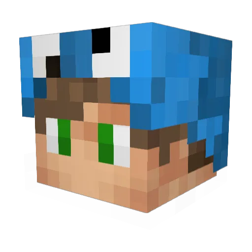 Minecraftgiirl69 Minecraft avatar head, 3D render