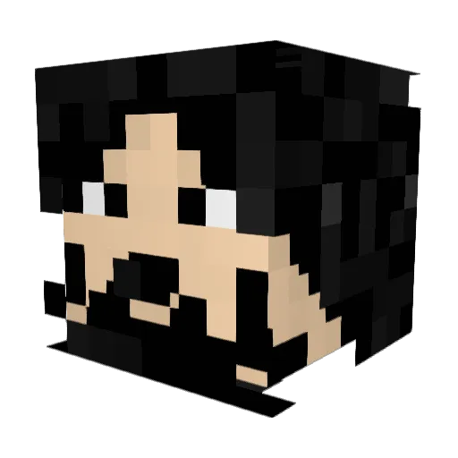 Minecraftguden08 Minecraft avatar head, 3D render
