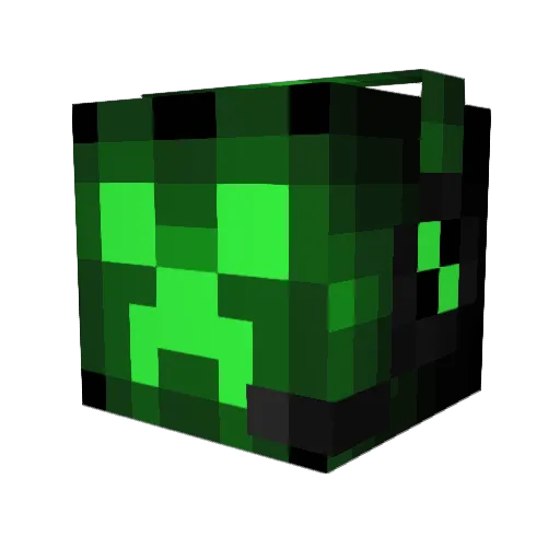 MinecraftianGTH Minecraft avatar head, 3D render