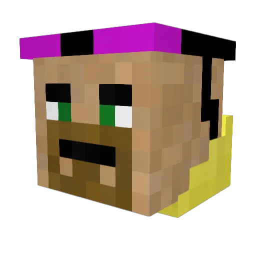 Minecraftmike94 Minecraft avatar head, 3D render