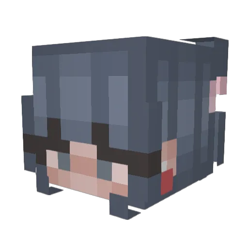 Minecraftoreo Minecraft avatar head, 3D render