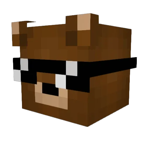 Minecrafttpr Minecraft avatar head, 3D render