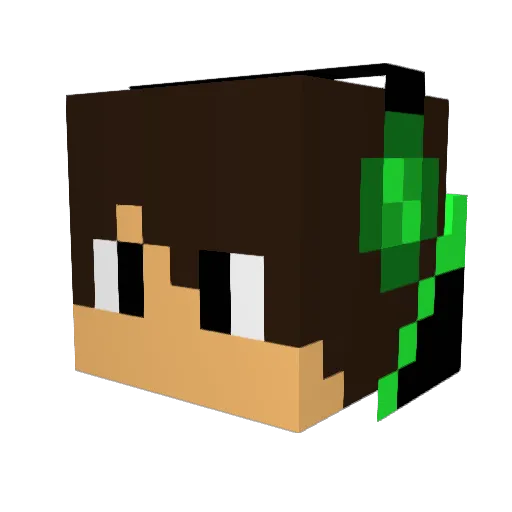 Minecraftwille20 Minecraft avatar head, 3D render