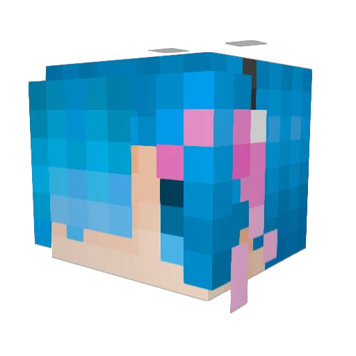 Minecrazy42 Minecraft avatar head, 3D render