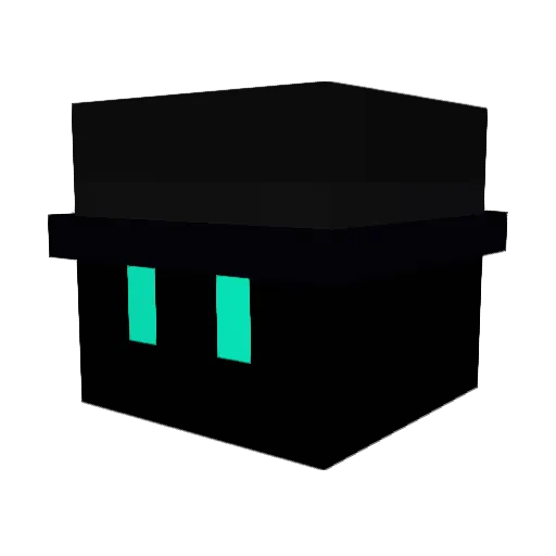 MinedHorizon Minecraft avatar head, 3D render