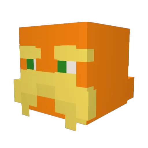 Minedfreak Minecraft avatar head, 3D render