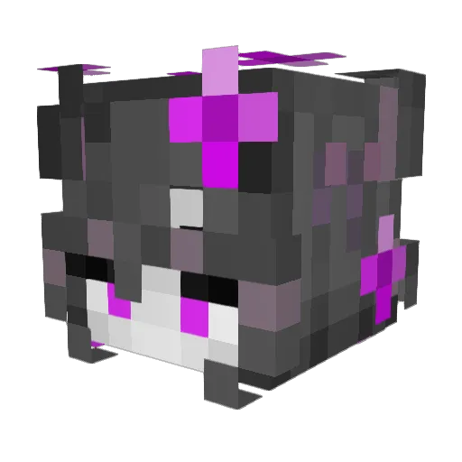 Minedhawk Minecraft avatar head, 3D render