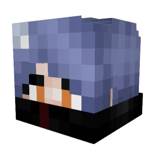 Minelloyd7 Minecraft avatar head, 3D render