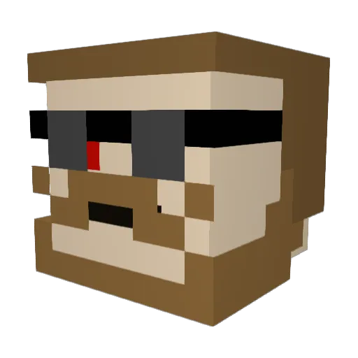 Minecraft-Avatar von Minemaniac: Kopf als 3D-Render