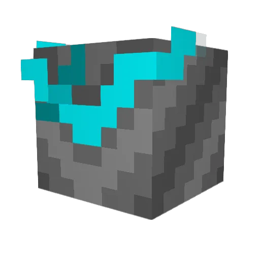MinemasterLegacy Minecraft avatar head, 3D render