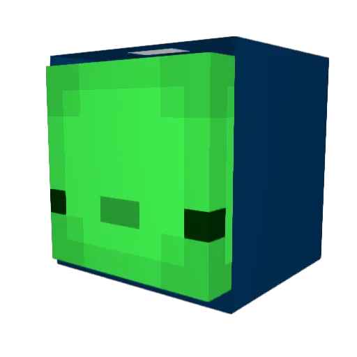 MinenBuild Minecraft avatar head, 3D render