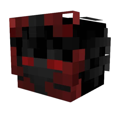 MinenikYT Minecraft avatar head, 3D render