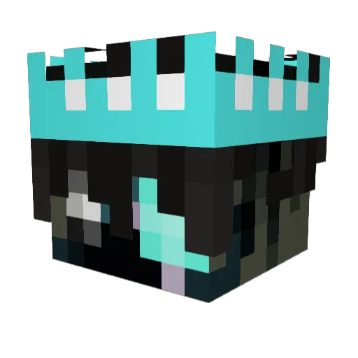 Mineon2004 Minecraft avatar head, 3D render