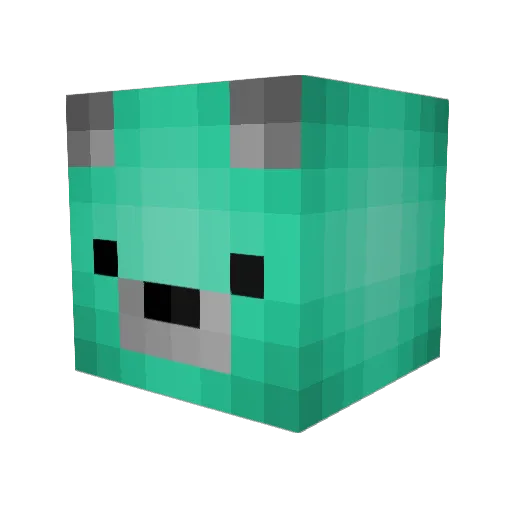 MineplexSkillRun Minecraft avatar head, 3D render